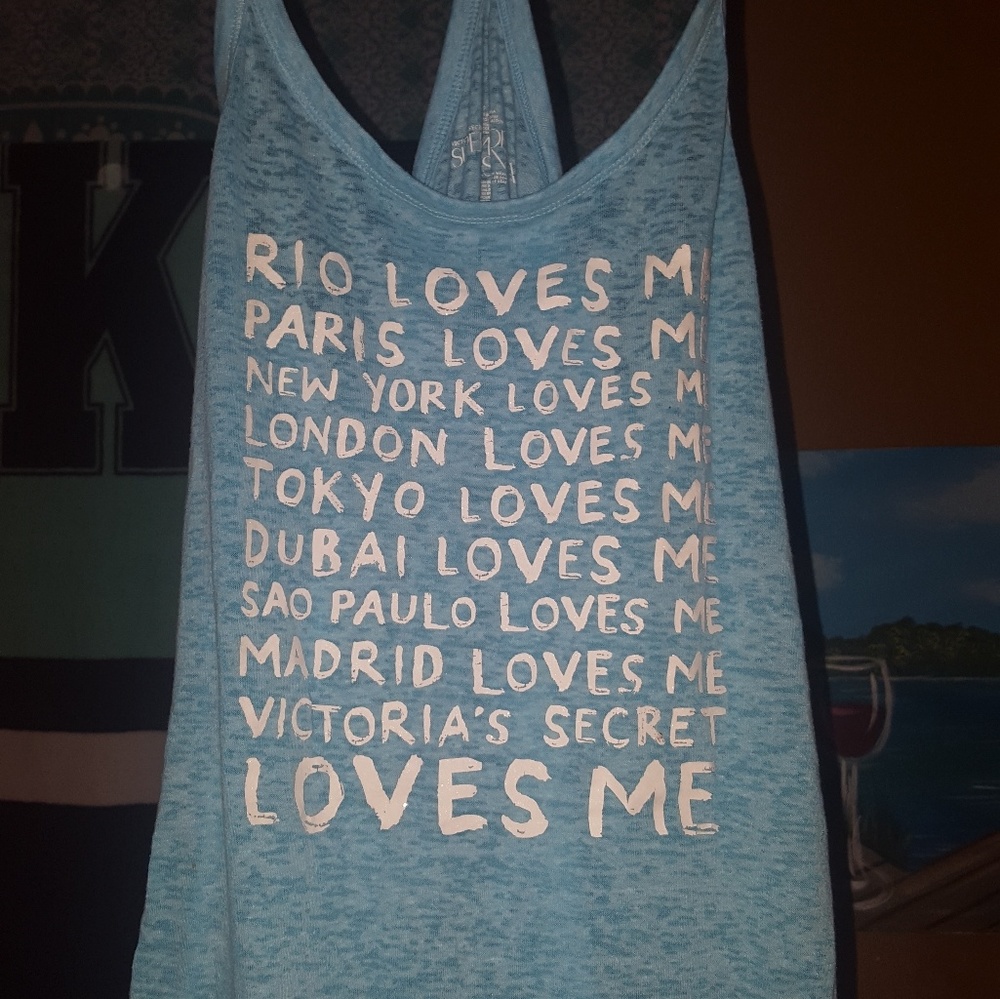 Pink Victoria's Secret tank top size small